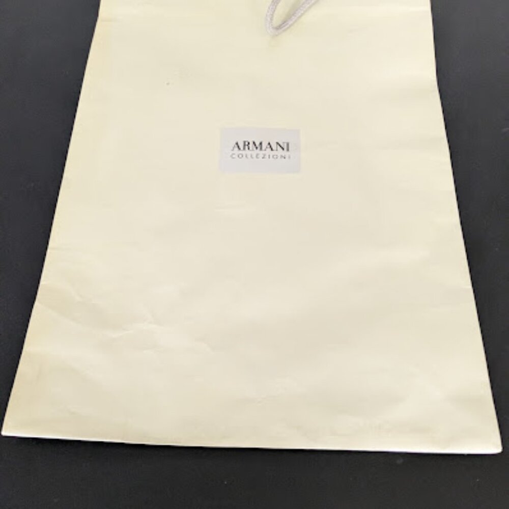 Armani Shopping Gift Bag 17'' x 12'' x 4"